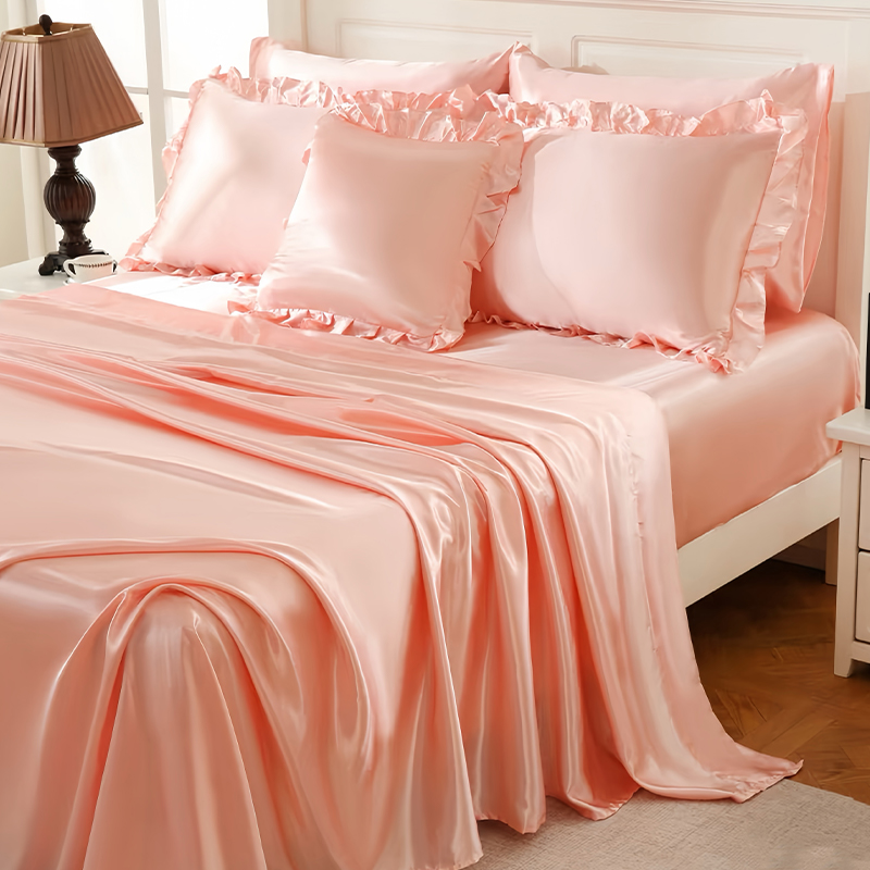 Satin sängkläder set
